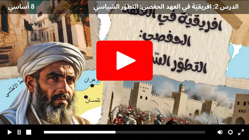 فيديو افريقيّة في العهد الحفصي التطوّر السّياسي